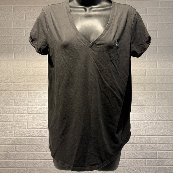 Polo Ralph Lauren Tops - Polo‎ Ralph Lauren Womens Gray V Neck T Shirt Casual Top Short Sleeve